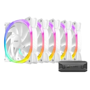 Antec Fusion 120 ARGB Case Fan White (5 in 1 Pack)