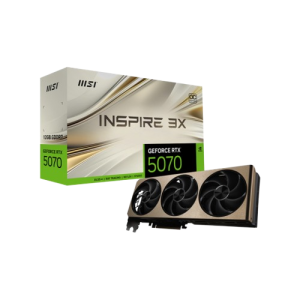 MSI GeForce RTX 5070 12G INSPIRE 3X OC 12GB GDDR7 Graphics Card