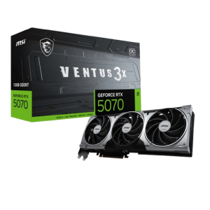MSI GeForce RTX 5070 12G VENTUS 3X OC 12GB GDDR7 Graphics Card