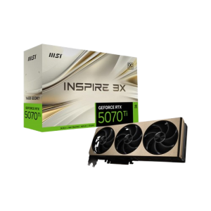 MSI GeForce RTX 5070 Ti 16G INSPIRE 3X OC PLUS 16GB GDDR7 Graphics Card