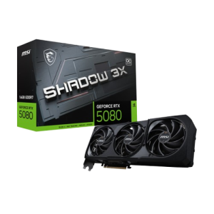 MSI GeForce RTX 5080 16G SHADOW 3X OC 16GB GDDR7 Graphics Card