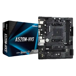 ASRock A520M-HVS AMD AM4 Micro ATX Motherboard