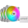 ASUS TUF Gaming TF120 ARGB White Triple Casing Fan Kit with ARGB Controller
