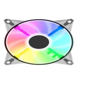 PC Power CFX 120MM ARGB Case Fan White
