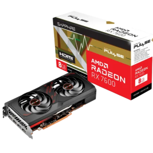 Sapphire PULSE AMD Radeon RX 7600 Gaming OC 8GB GDDR6 Graphics Card