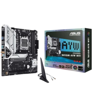ASUS B650M-AYW WIFI AMD AM5 DDR5 Micro-ATX Motherboard